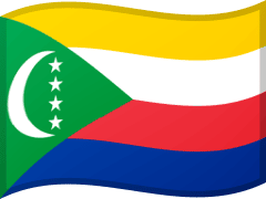 The flag of Comoros